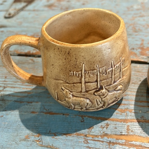 Vintage 1984 handmade Alaskan Design Pottery Mugs (2) - Picture 3 of 9